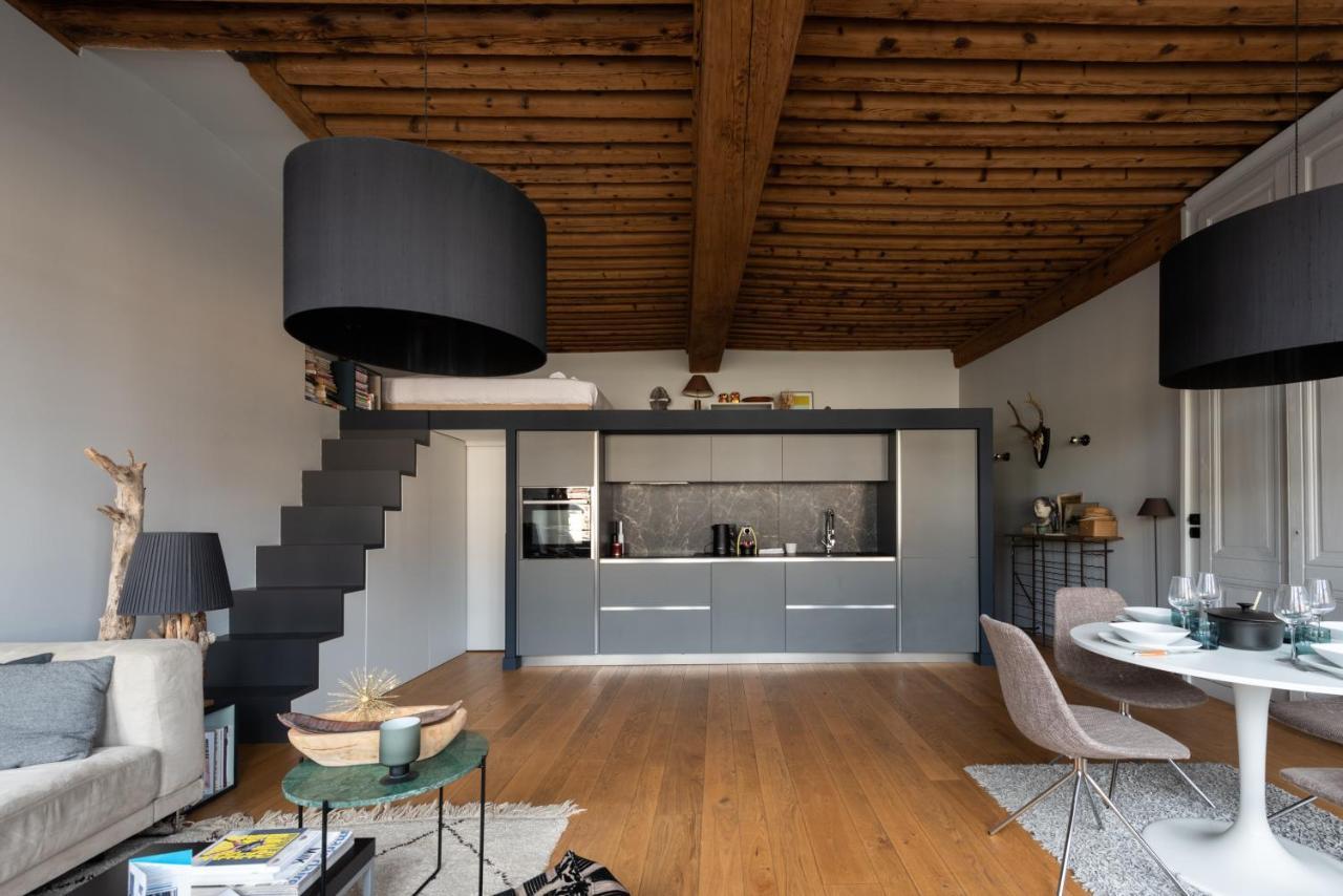 Le Loft Ethnic - Avec Jolie Vue Sur La Saone Lägenhet Lyon Exteriör bild