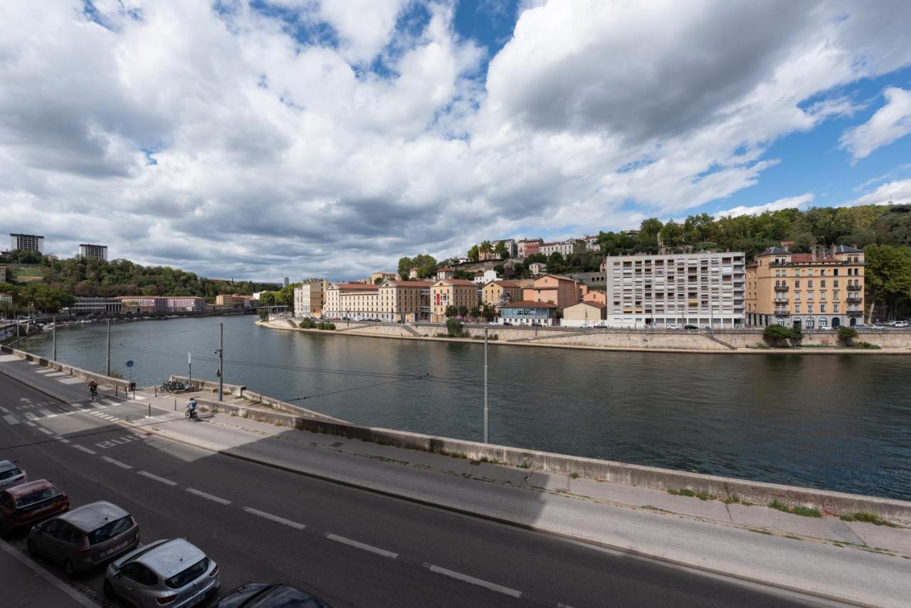 Le Loft Ethnic - Avec Jolie Vue Sur La Saone Lägenhet Lyon Exteriör bild